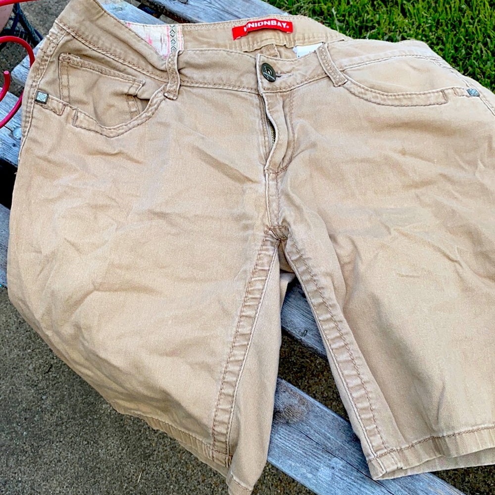 Union Bay Bermuda khaki shorts